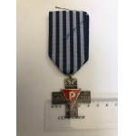 -Medaile s modrobílou stuhou - Osvětimský kříž