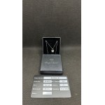 -18 kt. Bílé zlato - Náhrdelník s přívěskem - 0,14ct diamant