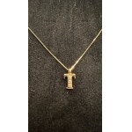 -18 kt. Růžové zlato - Náhrdelník s přívěskem - 0,03 ct Diamant