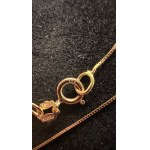 -18 kt. Růžové zlato - Náhrdelník s přívěskem - 0,03 ct Diamant
