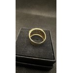 -Zlatý mohutný prsten 14kt