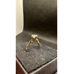 Zlatý snubní prsten 14kt