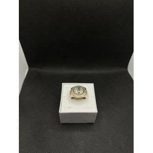 Zlatý prsten Versace Medusa 14kt