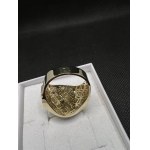 Zlatý prsten Versace Medusa 14kt