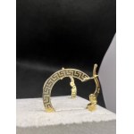Zlaté náušnice Medusa 14kt