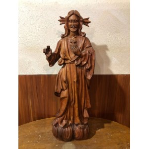 -St. dřevěná socha Krista Avignon