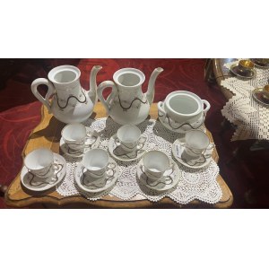 Porcelánová mocca sada