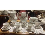 Porcelánová mocca sada