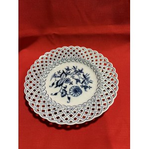 Meissen, Míšeňský talíř - Cibulák, poškozený