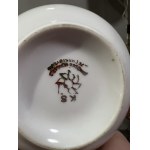 Porcelánový hrnek s podšálkem Květná 5ks