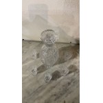 St. Broušená karafa s 5 sklenicemi
