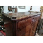 Starožitný mahagonový sekretář Abattant - cca 1800