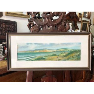 Eman Petržela, Obraz Eman Petržela - u jezera, 1999, suchý pastel