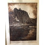 Petříček, St. Obraz Grafika Hrad Střekov Petříček
