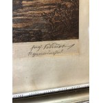 Petříček, St. Obraz Grafika Hrad Střekov Petříček