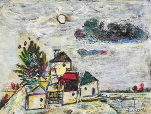 Eugeniusz TUKAN-WOLSKI (1928-2014), Pejzaż z chmurami