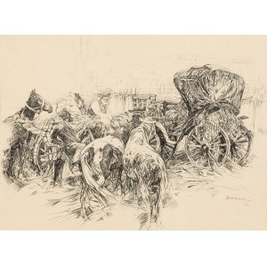 Stanislaw Siestrzeńcewicz-Bohusz (1869 - 1927), Horse Market.