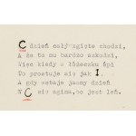 Zbigniew Lengren (1919 - 2003), Letter C from the series Runaway Letters