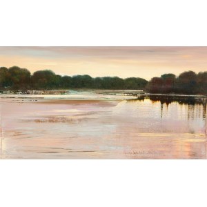 Jagoda Kaczmarczyk-Hudzik (b. 1966, Cracow), Vistula Landscape LXIX, 2023.