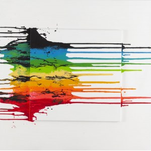 Urszula Kozieł (geb. 1977, Częstochowa), Ohne Titel aus der Serie Rainbow Expression, 2023