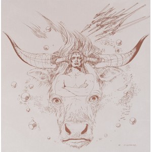 Wojtek Siudmak (b. 1942, Wieluń), Taurus from the Signs of the Zodiac series.