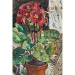 Maria Melania Mutermilch Mela Muter (1876 Warsaw - 1967 Paris), Still life with primulas, 1930s.