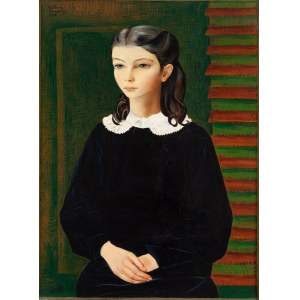 Mojżesz (Moise) Kisling (1891 Kraków - 1953 Paryż), Młoda dziewczyna (Jeune fille), 1948