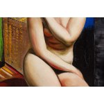 Moses (Moise) Kisling (1891 Kraków - 1953 Paris), Sitting nude of a blonde (Nu blond), 1927