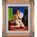 Moses (Moise) Kisling (1891 Krakau - 1953 Paris), Sitzender Akt einer Blondine (Nu blond), 1927