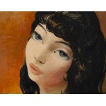 Moses (Moise) Kisling (1891 Kraków - 1953 Paris), Portrait of a brunette, 1935