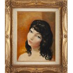 Moses (Moise) Kisling (1891 Kraków - 1953 Paris), Portrait of a brunette, 1935