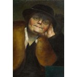 Boleslav Cybis (1895 Massandra Farm na Krymu - 1957 Trenton (New Jersey, USA)), Portrét ženy v klobouku, asi 1930