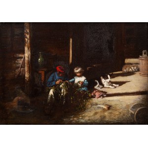 Nikodem Sylvanovič (1834 Tinseviči pri Vileike - 1919 Tinseviči pri Vileike), Hra na deti