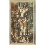 Stanislaw Grabowski (1901 Libawa, Estland - 1957 Chartres, Frankreich), Kubistischer Akt (Nude), 1927