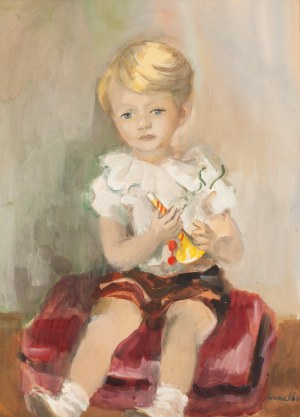 Rajmund Kanelba (Kanelbaum) (1897 Warszawa - 1960 Londyn), Portret Richarda Lathama, lata 30. XX w.