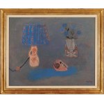 Henryk Hayden (1883 Varšava - 1970 Paríž), Zátišie s lampou (Nature morte à la lampe), 1963