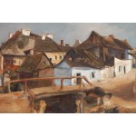 Mieczyslaw Olej (1898 Lodz - 1978 New York), Landscape from Kazimierz Dolny on the Vistula River, 1929