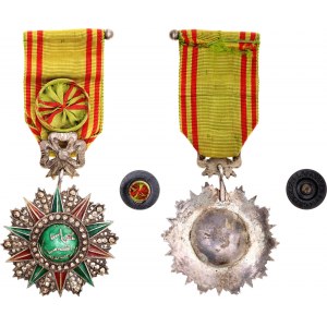Tunisia Order of Glory Officer III Class Badge Type V 1956 - 1957