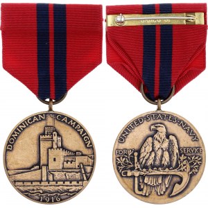 United States Dominican Campaign Navy Service Medal 1921