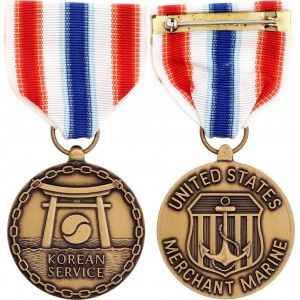 United States Merchant Marine Korean Service Medal 1956
