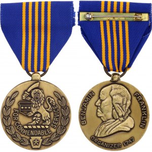 United States Pennsylvania National Guard Commendation Medal 20 - th Century