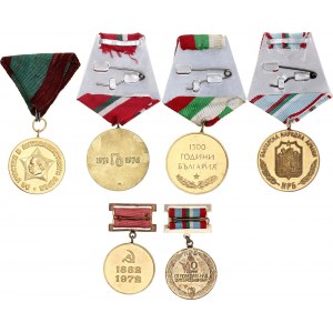 Bulgaria Lot of 6 Medals 20 - th Century