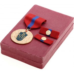 Czechoslovakia Medal for Exemplary Work of SPO ČSSR (Fire Protection Union) 1989