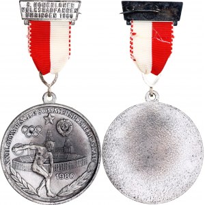 Germany - DDR Silver Olympic Medal 1980 - 1990
