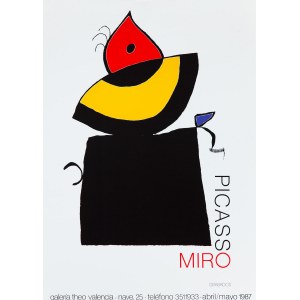 proj. Joan MIRO (1893-1983), Picasso Miro. Galeria Theo,Valencia 1987