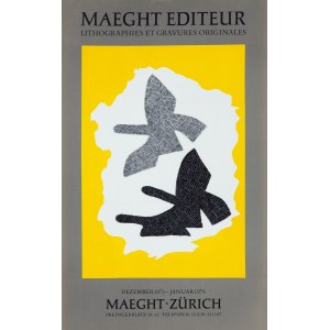 proj. Georges BRAQUE (1882-1963), Maeght Editeur, Lithographies et gravures orginales, Maeght - Zurich, 1973