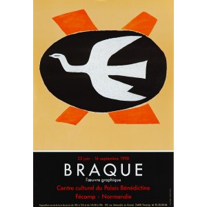 proj. Georges BRAQUE (1882-1963), Braque, Fécamp - Normandie, 1990