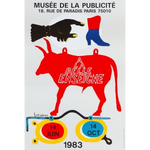 proj. Jacques LAGRANGE (1917-1995), A la belle enseigne, Musee de la publicite, Paris, 1983