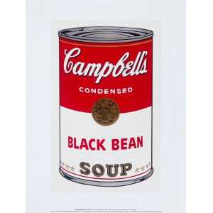 proj. Andy WARHOL (1928-1987), Campbell Soup / Black Bean, oficjalny reprint Andy Warhol Foundation, 2021