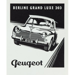 Peugeot Berline Grand Luxe 203, 70. léta 20. století.